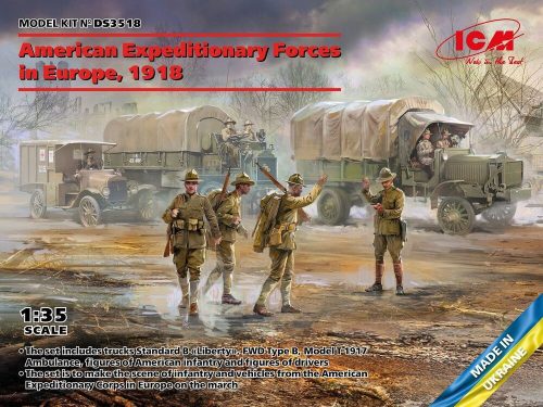 ICM DS3518 American Expeditionary Forces in Europe, 1918 (1/35)