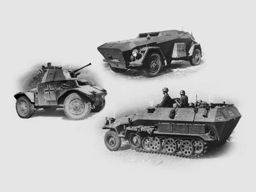 ICM DS3525 Wehrmacht Armored Vehicles (1/35)