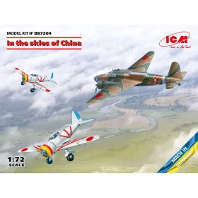 ICM DS7204 In the skies of China (Ki-21-Ia, Ki-27a) (1/72)