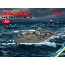   ICM S.018 KFK Kriegsfischkutter, WWII German multi-purpose boat(100% new molds) (1/350)