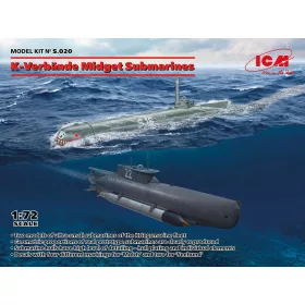   ICM S.020 K-Verbände Midget Submarines ('Seehund' and 'Molch') (1/72)