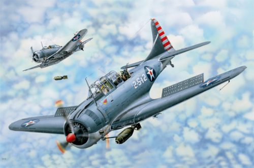 I Love Kit 61801 US SBD-3/4 Dauntless 1/18 katonai repülőgép makett