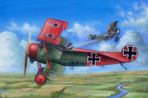 I Love Kit 62403 German Fokker Dr.I 1/24 katonai repülőgép makett