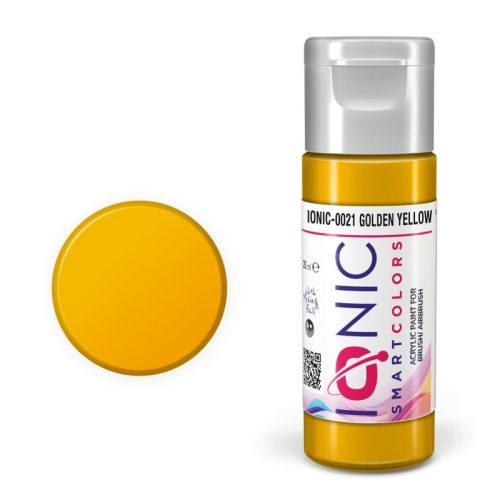 Ionic 0021 Golden Yellow - IONIC akril makett festék