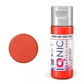 Ionic 0051 Devil Red - IONIC akril makett festék