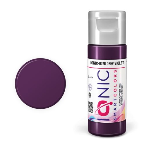 Ionic 0076 Deep Violet - IONIC akril makett festék