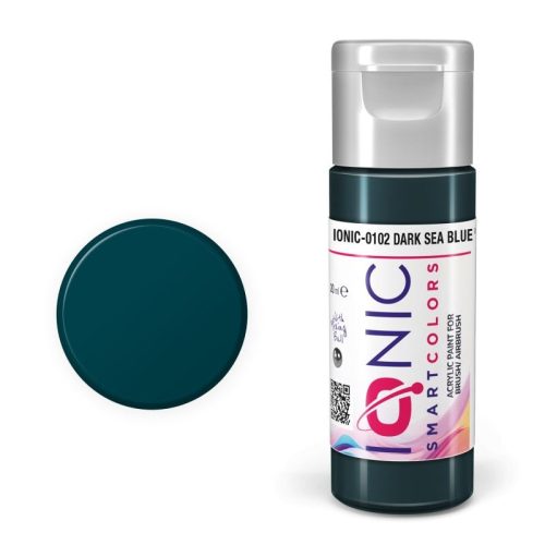 Ionic 0102 Dark Sea Blue - IONIC akril makett festék