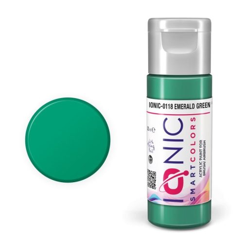 Ionic 0118 Emerald Green - IONIC akril makett festék