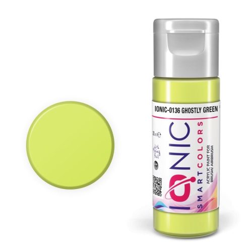 Ionic 0136 Ghostly Green - IONIC akril makett festék