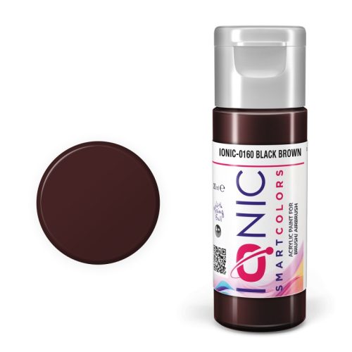 Ionic 0160 Black Brown - IONIC akril makett festék