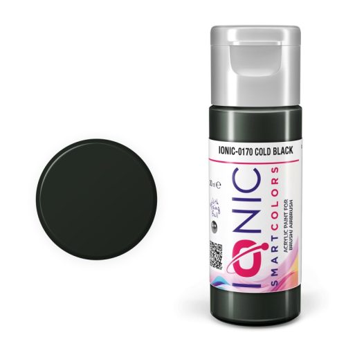 Ionic 0170 Cold Black - IONIC akril makett festék