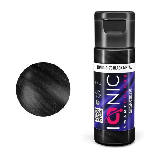 Ionic 0173 Black Metal - IONIC akril makett festék