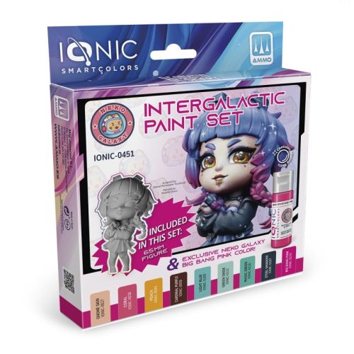 Ionic 0451 IONIC Intergalactic Paint Neko Galaxy Set - IONIC akril makett festék készlet