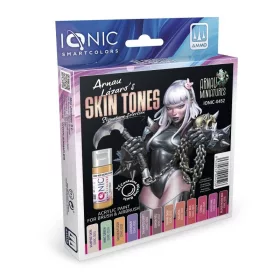   Ionic 0452 IONIC Arnau Lázaro Skin Tones Set - IONIC akril makett festék készlet