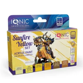   Ionic 0504 IONIC Sunfire Yellow Set - IONIC akril makett festék készlet
