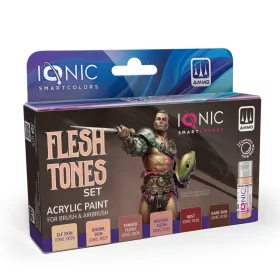   Ionic 0505 IONIC Flesh Tones Set - IONIC akril makett festék készlet