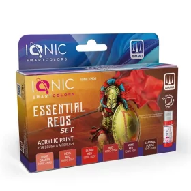   Ionic 0506 IONIC Essential Reds Set - IONIC akril makett festék készlet