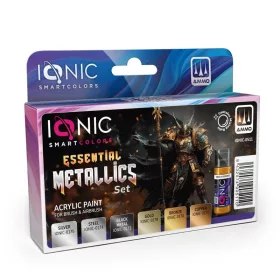   Ionic 0511 IONIC Essential Metallics Set - IONIC akril makett festék készlet