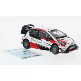  IXO 222662 Toyota Yaris WRC with two decal sets for number 10 and 11 2017, Rallye Schweden, J-M.Latvala, M.Antilla, J.Hanninen, K.Lindström (IXORAM648) (1:43)