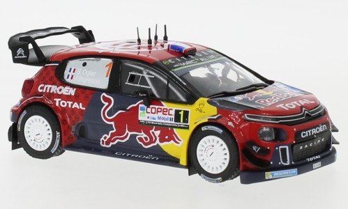 IXO 236172 Citroen C3 WRC 2019, Red Bull, Rally Chile, S.Ogier, J.Ingrassia (IXORAM712) (1:43)