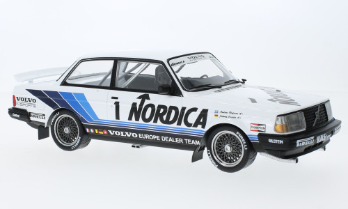 IXO 252499 Volvo 240 Turbo 1986, Nordica, ETCC, Brünn, J.Cecotto, A.Olofsson, 1, Volvo Europe Dealer Team (IXO18RMC087.22) (1:18)