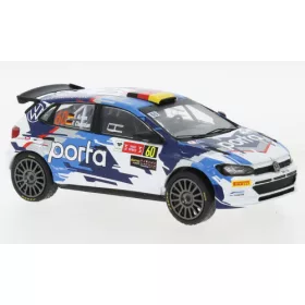   IXO 253541 Volkswagen Polo GTI R5 2021, Porta, Rally Ypres, F.Kreim, F.Christian, 60 (IXORAM810LQ) (1:43)