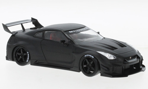 IXO 253578 Nissan 35GT-RR LB-Silhouette WORKS GT Basis: GT-R (R35) matt black, 2019 (IXOMOC314) (1:43)