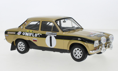 IXO 254215 Ford Escort MKI RS 1600 1972, Esso Uniflo, Welsh Rally, R.Clark, J.Porter, 1 (IXO18RMC100.20) (1:18)