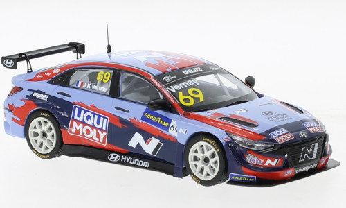 IXO 254426 Hyundai Elantra N TCR 2021, Liqui Moly, WTCR, Deutschland, J-K.Vernay, 69, Engstler Hyundai N Liqui Moly Racing Team (IXOGTM156A) (1:43)