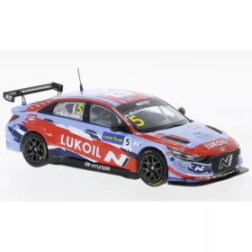   IXO 254428 Hyundai Elantra N TCR 2021, Lukoil, WTCR, Portugal, N.Michelisz, 5, BRC Hyundai N LUKOIL SC (IXOGTM157A) (1:43)