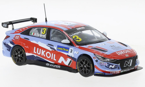 IXO 254429 Hyundai Elantra N TCR 2021, Lukoil, WTCR, Portugal, G.Tarquini, 3, BRC Hyundai N LUKOIL SC (IXOGTM157B) (1:43)