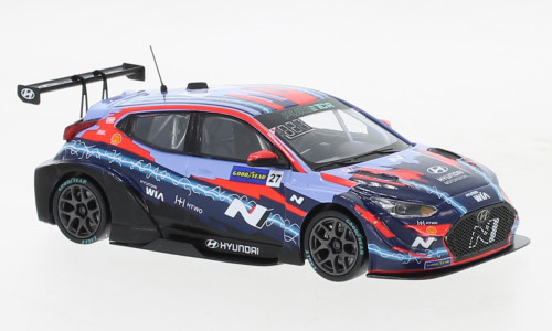 IXO 254617 Hyundai Veloster N ETCR 2021, ETCR, Pau, L.Filippi, 27, Hyundai Motorsport N (IXOGTM161BLQ) (1:43)