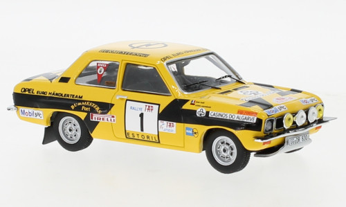 IXO 254792 Opel Ascona A 1974, Rally Portugal, A.Warmbold, J.Todt, 1, Opel Euro Händlerteam (IXORAC383A) (1:43)