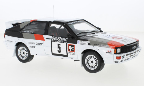 IXO 254935 Audi quattro 1982, 1000 Lakes Rally, S.Blomqvist, B.Cederberg, 5 (IXO18RMC094B.20) (1:18)