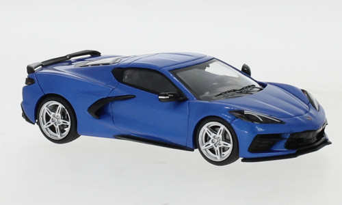 IXO 254956 Chevrolet Corvette (C8) Stingray metallic blue, 2020 (IXOMOC316) (1:43)