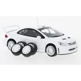   IXO 255536 Peugeot 307 WRC 2 set of wheels and tyres and extra rear spoiler, white (IXOMDCS030) (1:43)