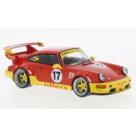  IXO 255625 Porsche 911 (964) RWB red, yellow, Idlers (IXOMOC317) (1:43)