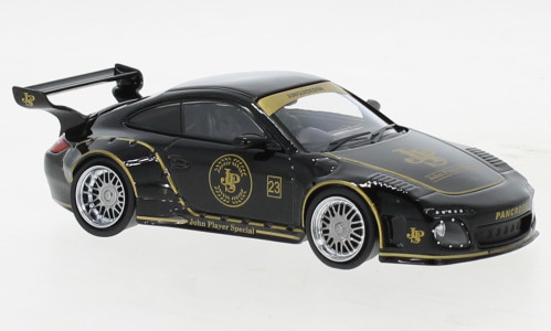 IXO 255656 Porsche 911 (997) Old & New black, Dekor, John Player Special (IXOMOC319) (1:43)