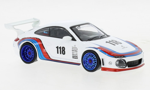 IXO 255658 Porsche 911 (997) Old & New white, Dekor (IXOMOC321) (1:43)