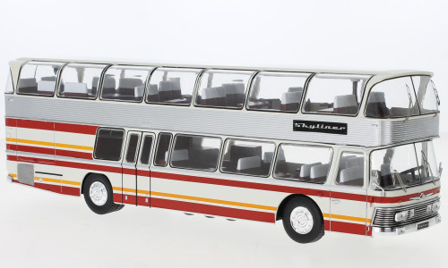 IXO 255664 Neoplan NH 22L Skyliner white/red 1983 (IXOBUS033LQ) (1:43)