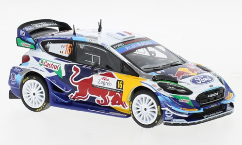 IXO 255903 Ford Fiesta WRC 2021, Red Bull, Rally Croatia, A.Fourmaux, R.Jamoul, 16 (IXORAM819A) (1:43)