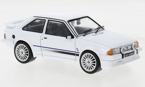 IXO 256053 Ford Escort MK III RS Turbo white, 1984 (IXOCLC420N) (1:43)