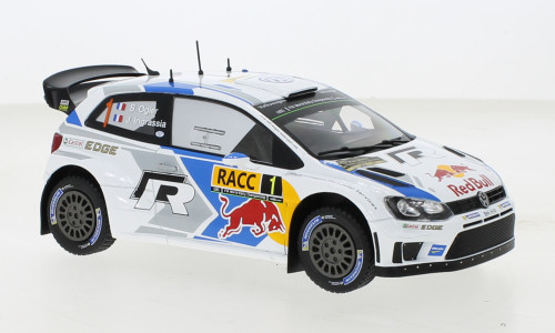 IXO 256054 Volkswagen Polo R WRC 2014, Red Bull, Rallye Catalunya, S.Ogier, J.Ingrassia, 1 (IXO24RAL018A) (1:24)