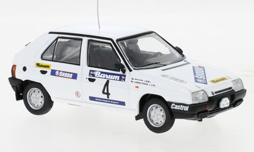 IXO 256624 Skoda Favorit 136L 1989, Rallye Valašskaá Zima, L.Krecek, B.Motl, 4 (IXORAC407A.22) (1:43)