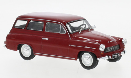 IXO 256689 Skoda Octavia Combi dark red, 1969 (IXOCLC431N.22) (1:43)