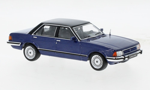 IXO 256716 Ford Granada MK II 2.8 GL metallic blue/black 1982 (IXOCLC451N.22) (1:43)