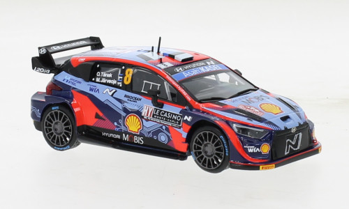 IXO 256729 Hyundai i20 N Rally1 2022, Rallye Monte Carlo, T.Tanak, M.Järveoja, 8 (IXORAM838) (1:43)