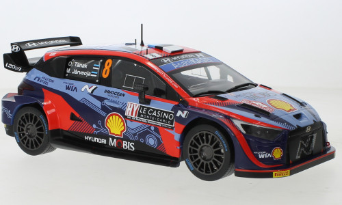 IXO 256749 Hyundai i20 N Rally1 2022, Rallye Monte Carlo, T.Tanak, M.Jarveoja, 8 (IXO18RMC113.22) (1:18)