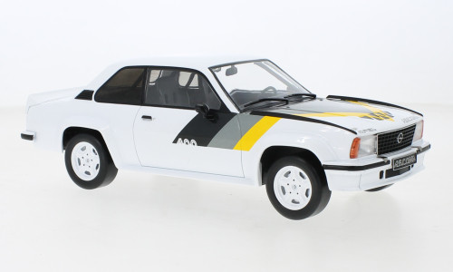 IXO 256839 Opel Ascona B 400 white, Dekor, 1982 (IXO18CMC126.22) (1:18)