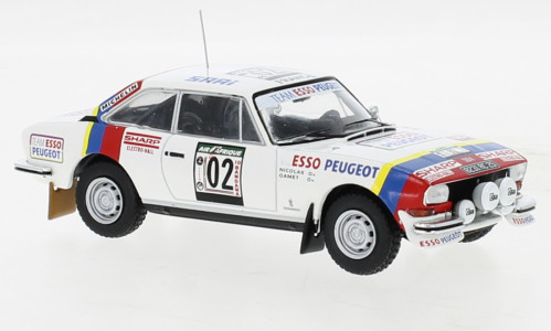 IXO 257213 Peugeot 504 Coupe V6 1978, Rallye Cote d Ivoire, J.P.Nicolas, M.Gamet, 2 (IXORAC417A.22) (1:43)